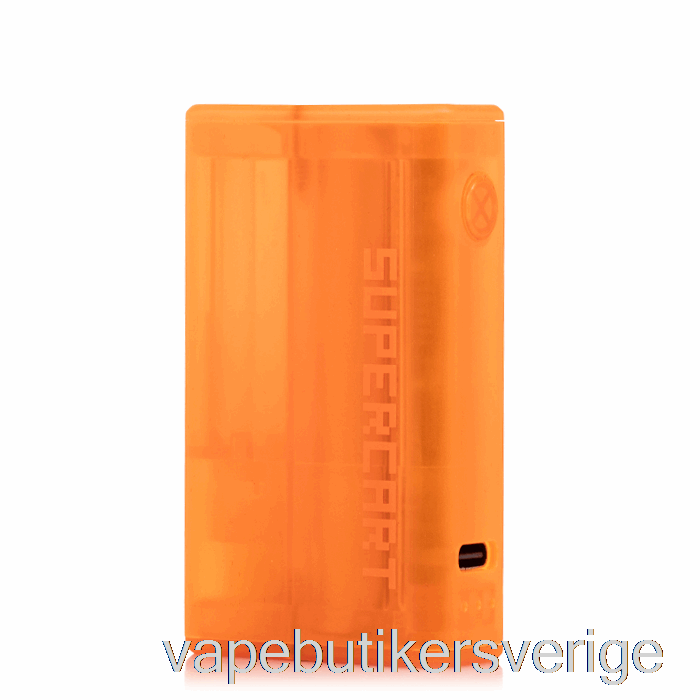 Vape Sverige Supercart Superbox 510 Batteri Dayglo Orange